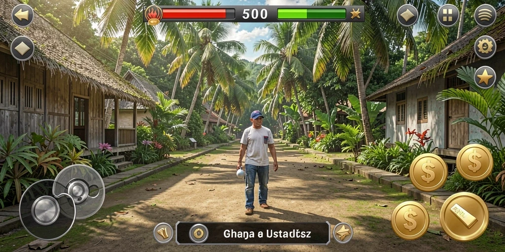 pagoda127 - Tampilan level yang penuh warna dan detail.