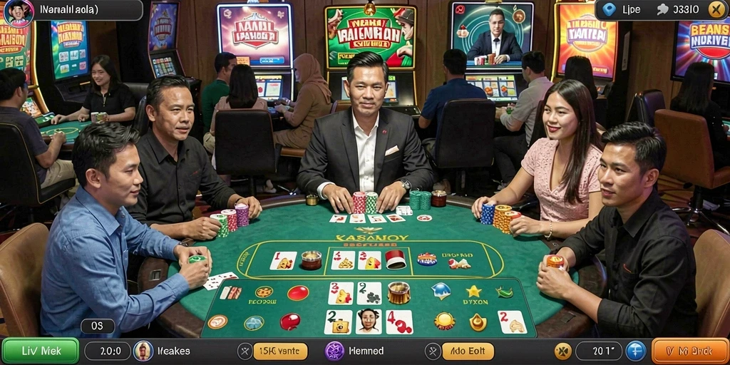 rajacair - Fitur interaktif yang membuat permainan lebih menarik.